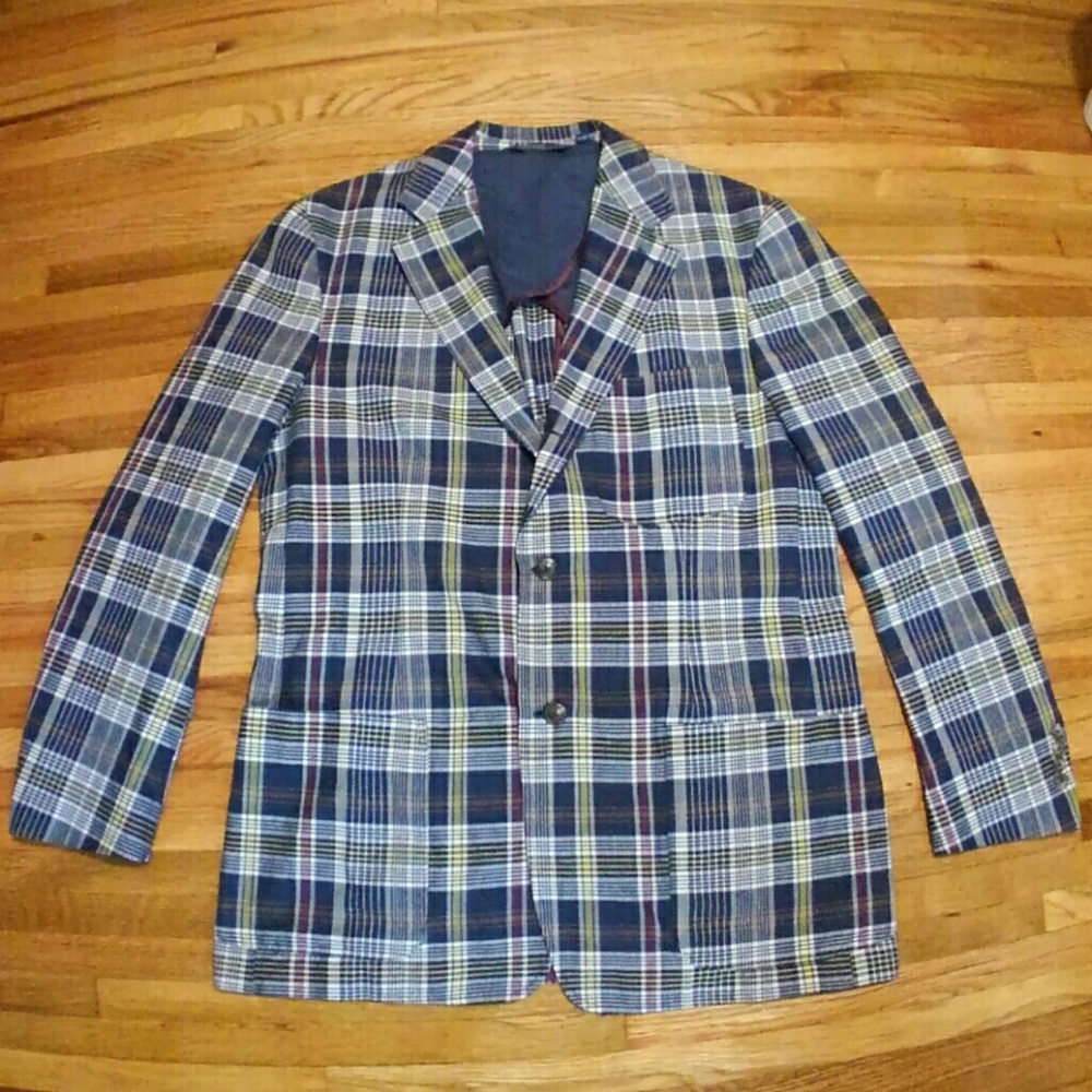 Polo by Ralph Lauren Plaid Cotton Sport Coat